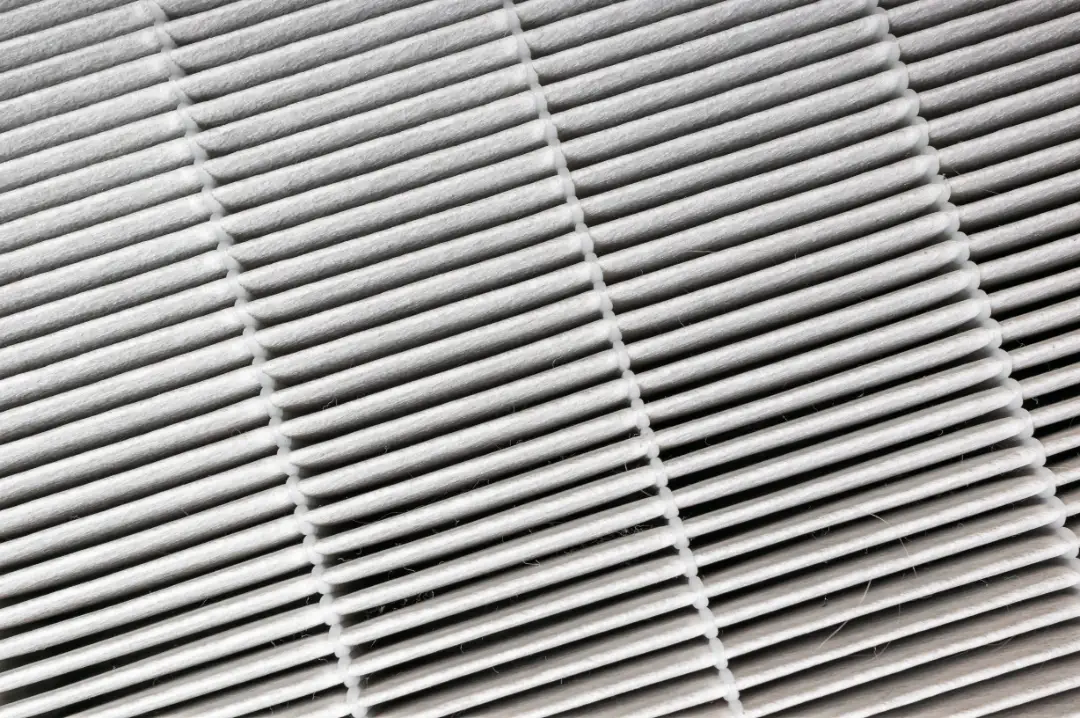 A picture of a HEPA grade air filter